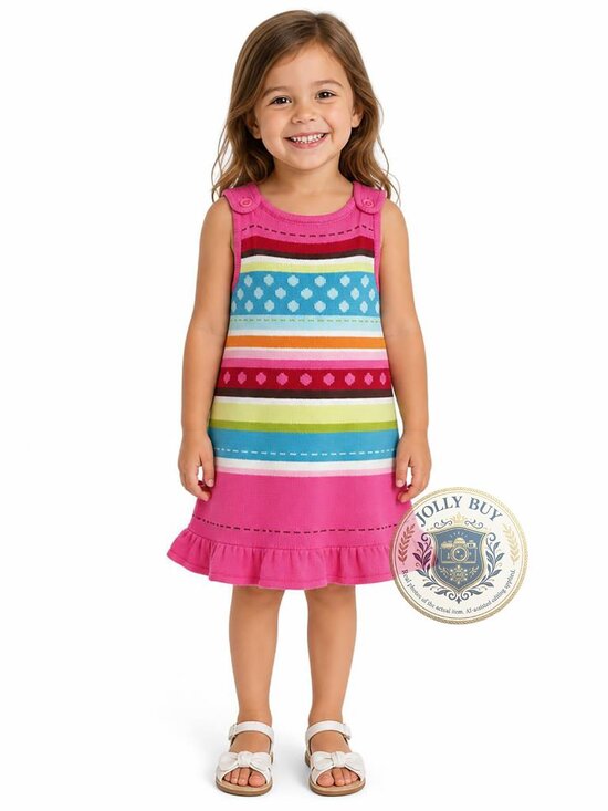 Gymboree Other - Gymboree Baby Girl’s Dress Sleeveless A-Line Cotton Knit Outfit Size 4T NEW